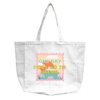 ຖົງຜ້າ One day I will go to Japan